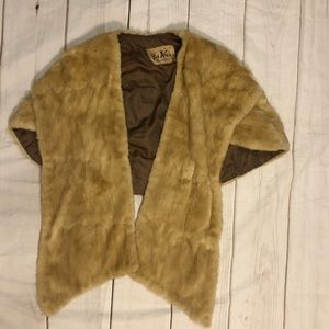 Vintage Fox Weir Stole Cape